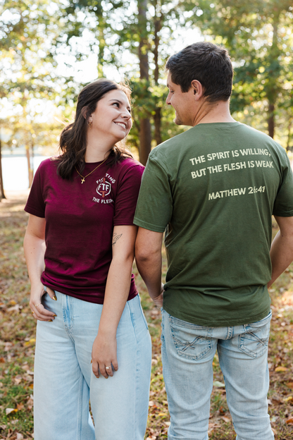 First Drop Pre-Order T-Shirt (Army Green & Maroon)