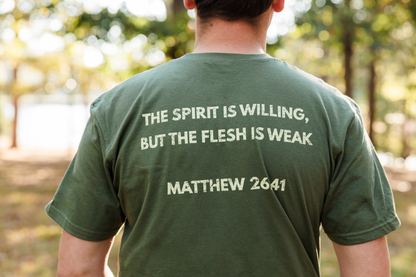 First Drop Pre-Order T-Shirt (Army Green & Maroon)