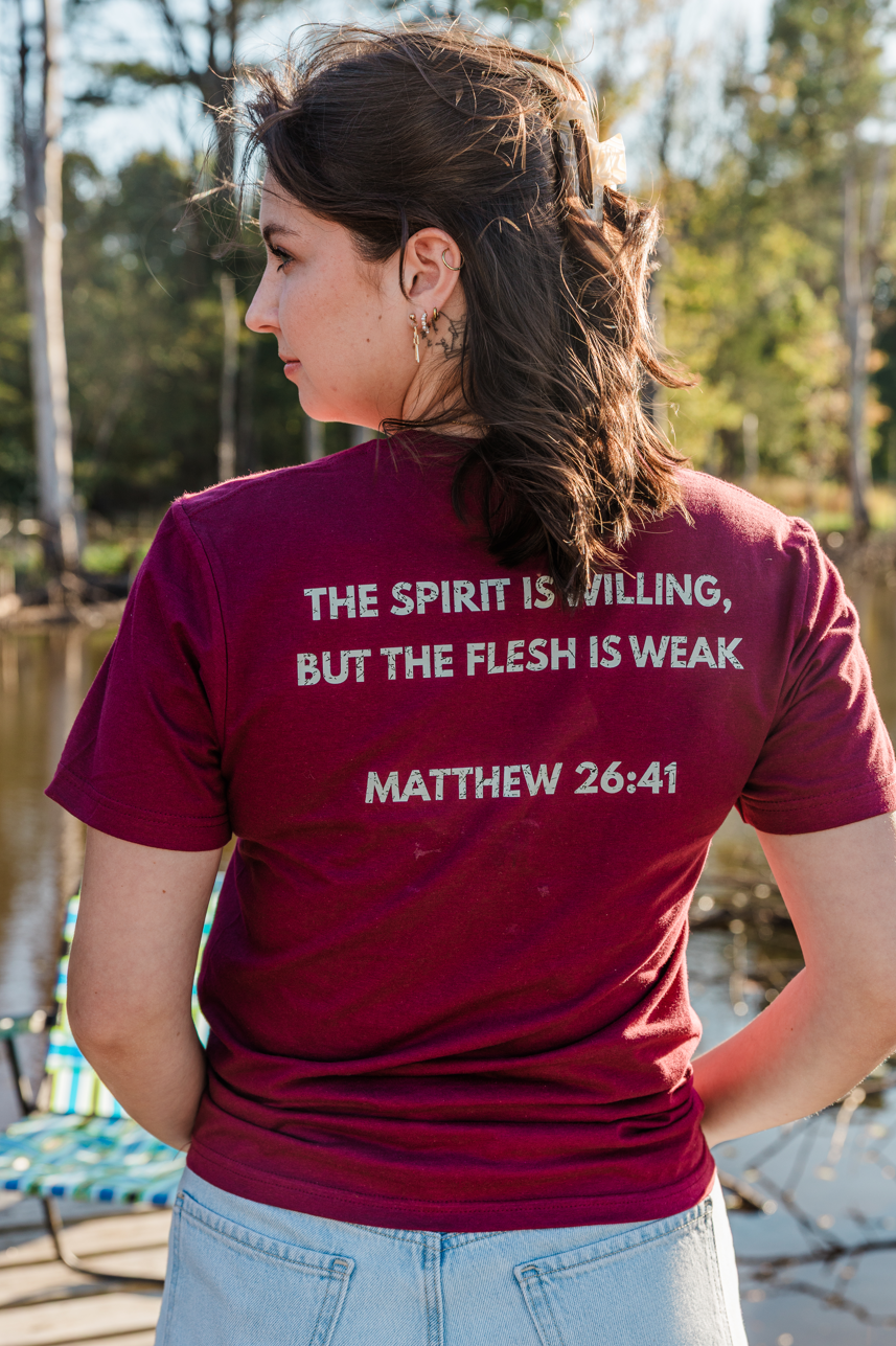 First Drop Pre-Order T-Shirt (Army Green & Maroon)